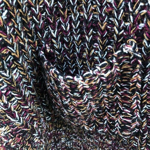 New Directions Womens Multicolor Acrylic Pullover Cowl Knit Sweater Large (L) NW - Picture 8 of 9